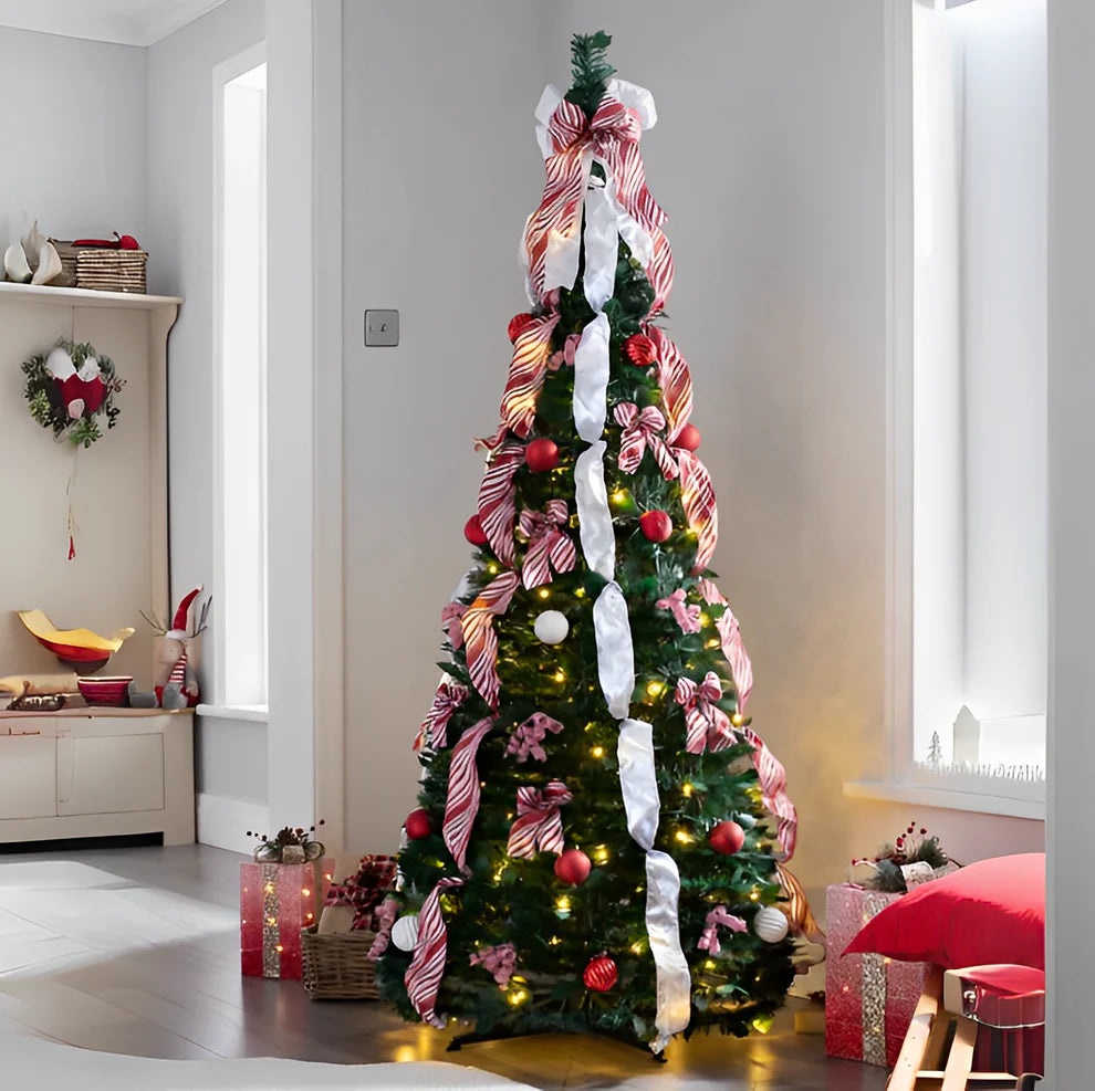 Fully Decorated Pop-Up Christmas Tree