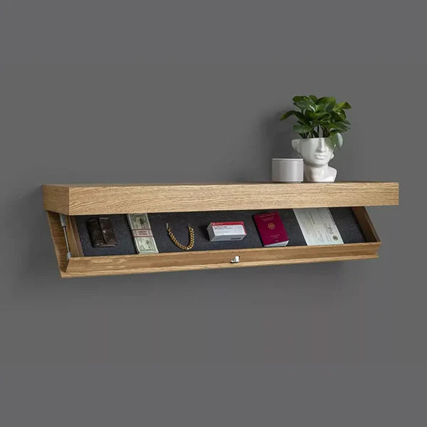 Wall Shelf with Hidden Compartment