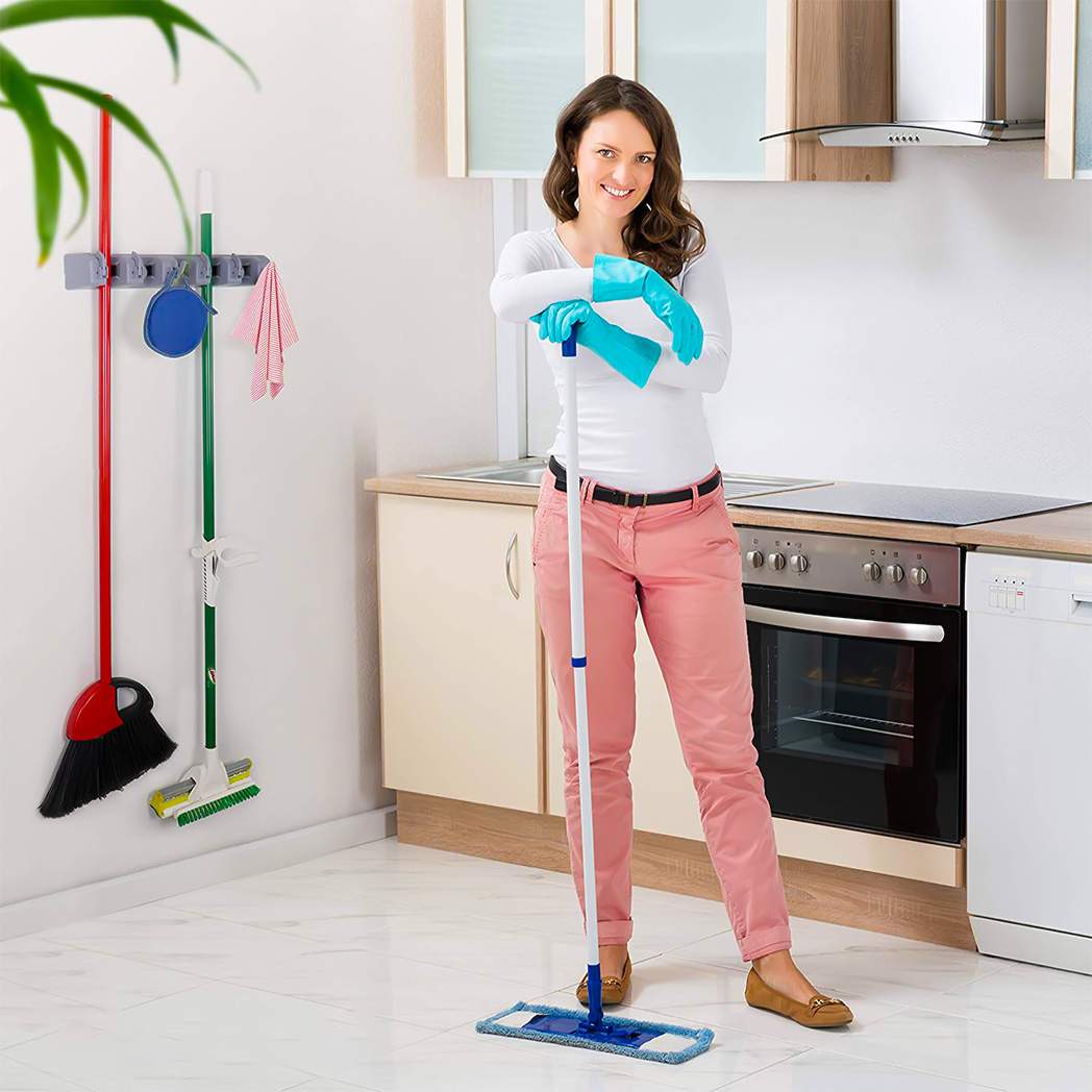 Mop Broom Storage Organizer